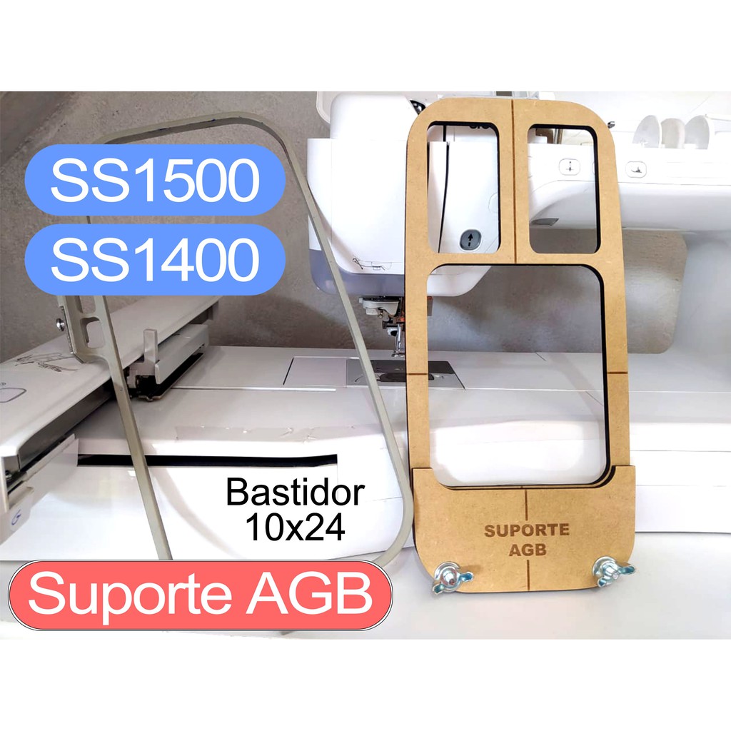 Bastidor de Boné (10x24) Suporte AGB pra Máquinas Sun Special SS1400/1500