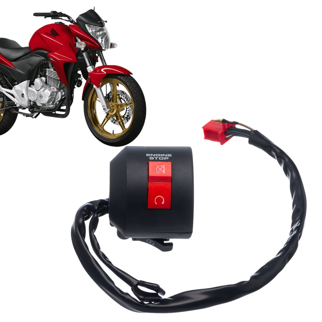 Interruptor Punho Chave Partida Lado Direito Honda Cb 300r