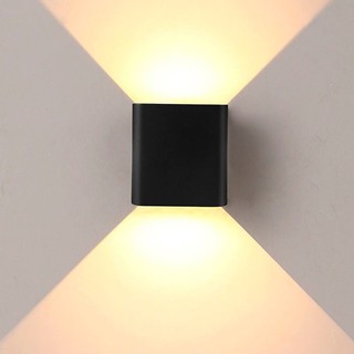 Arandela De Efeito Externa Slim LED 3W 2 Fachos Parede Muro