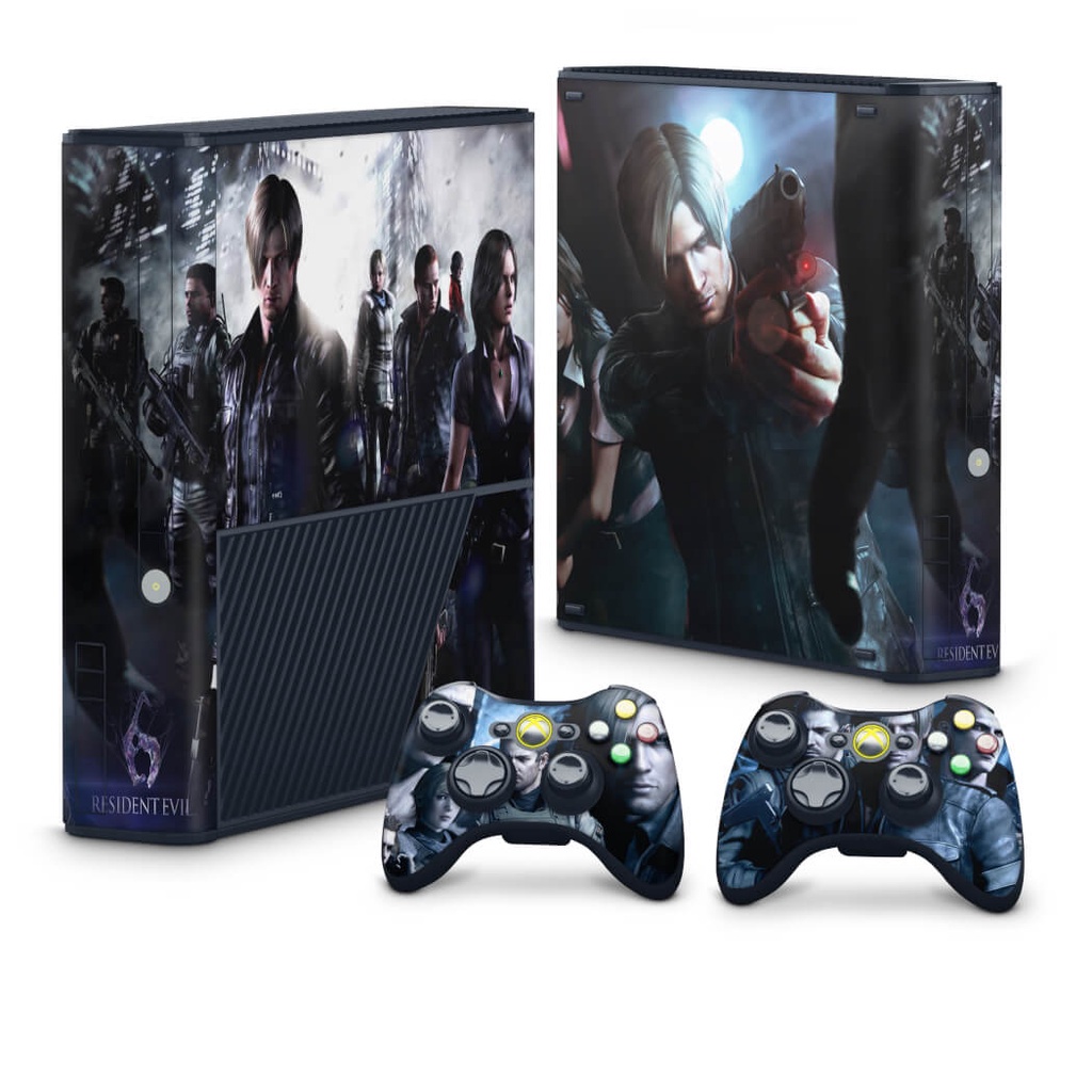 Skin Adesivo Xbox 360 Super Slim - Resident Evil 6