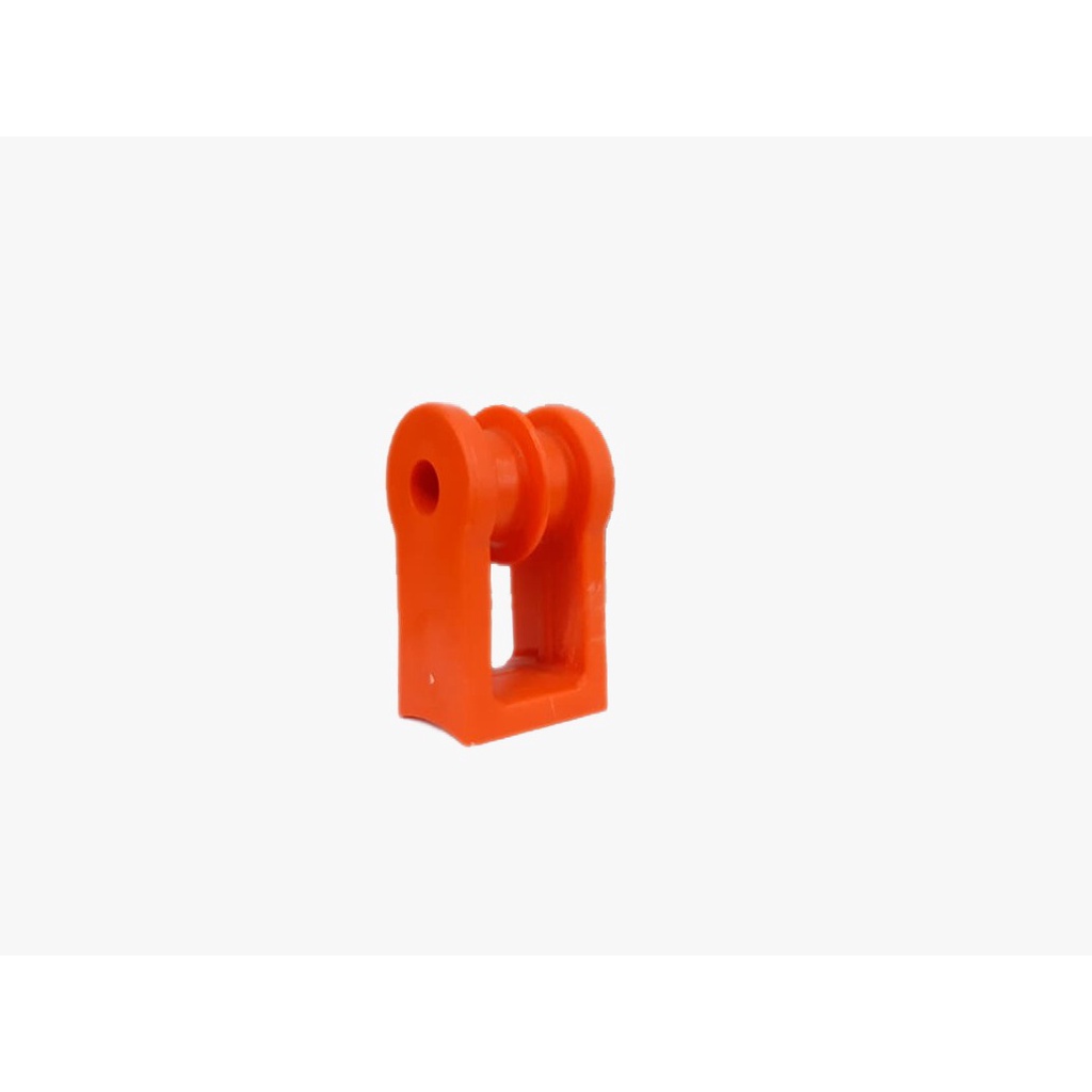 SUPORTE DE ANCORAGEM (MINI) PP - LARANJA  - KIT 10UN