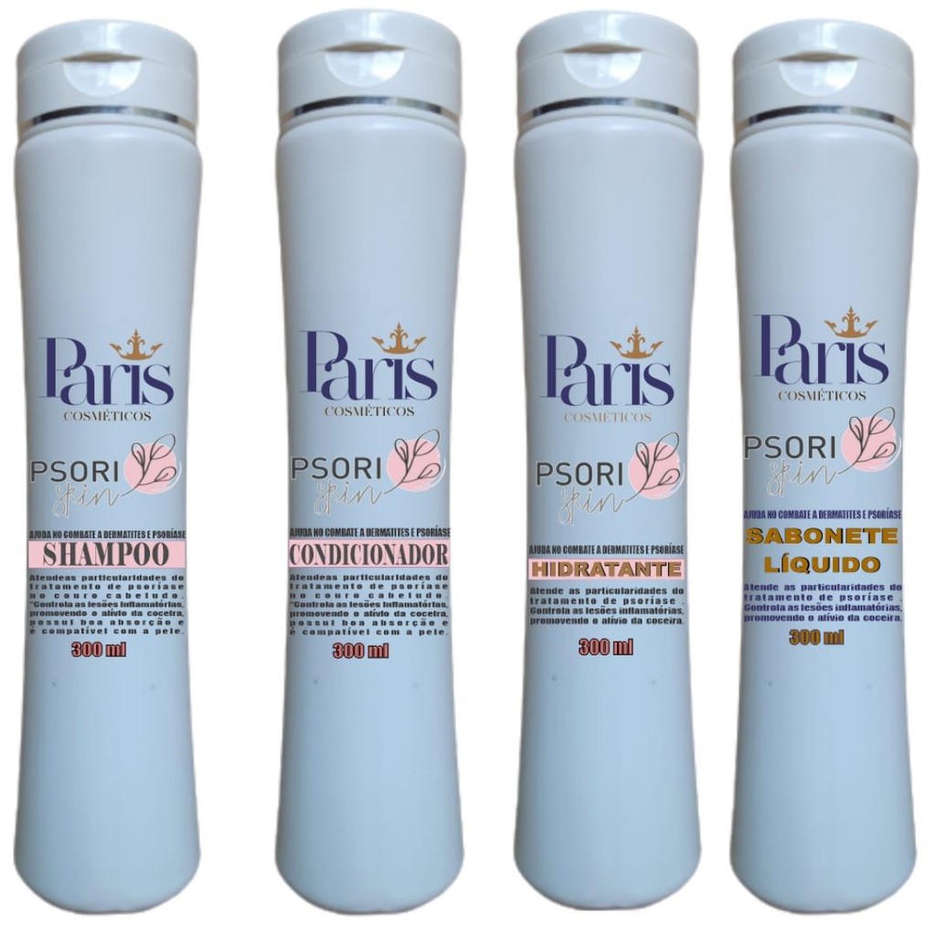 PSORI SKIN, reúne extratos naturais que auxiliam no controle dos sintomas da PSORÍASE. Kit Completo