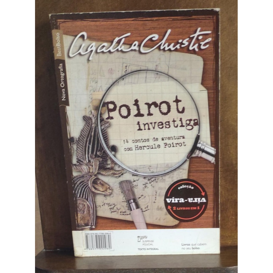 Coleção Vira-vira, Assassinato no campo de golfe e Poirot investiga, Agatha Christie