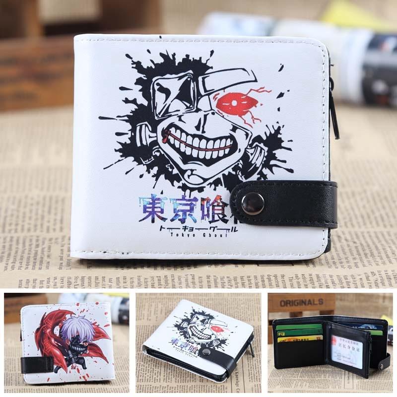 Anime Tokyo Ghoul Carteira Curta kaneki ken De Couro Sintético Cartão Masculino