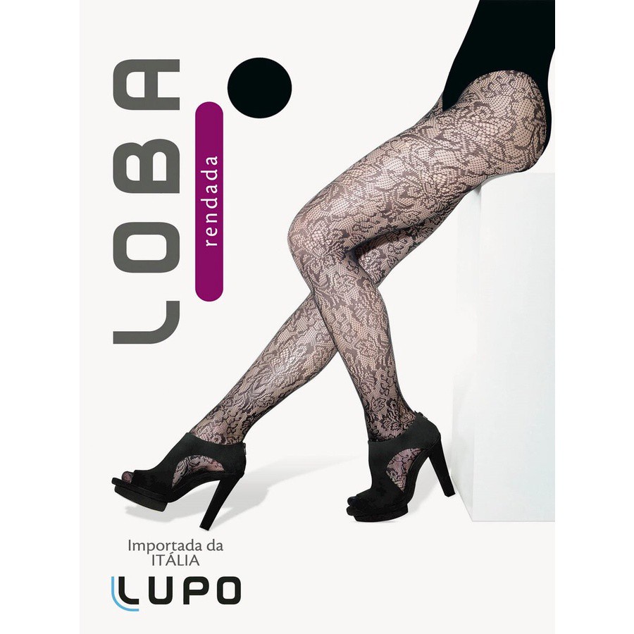 Meia Calça Rendada Loba 5184-01 - Women Clothes