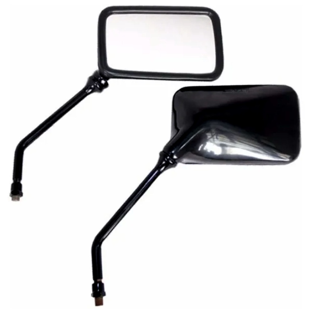 Espelho Retrovisor Cbx Strada Twister Titan Fan Cb300 Mini Preto Par em Oferta na Shopee