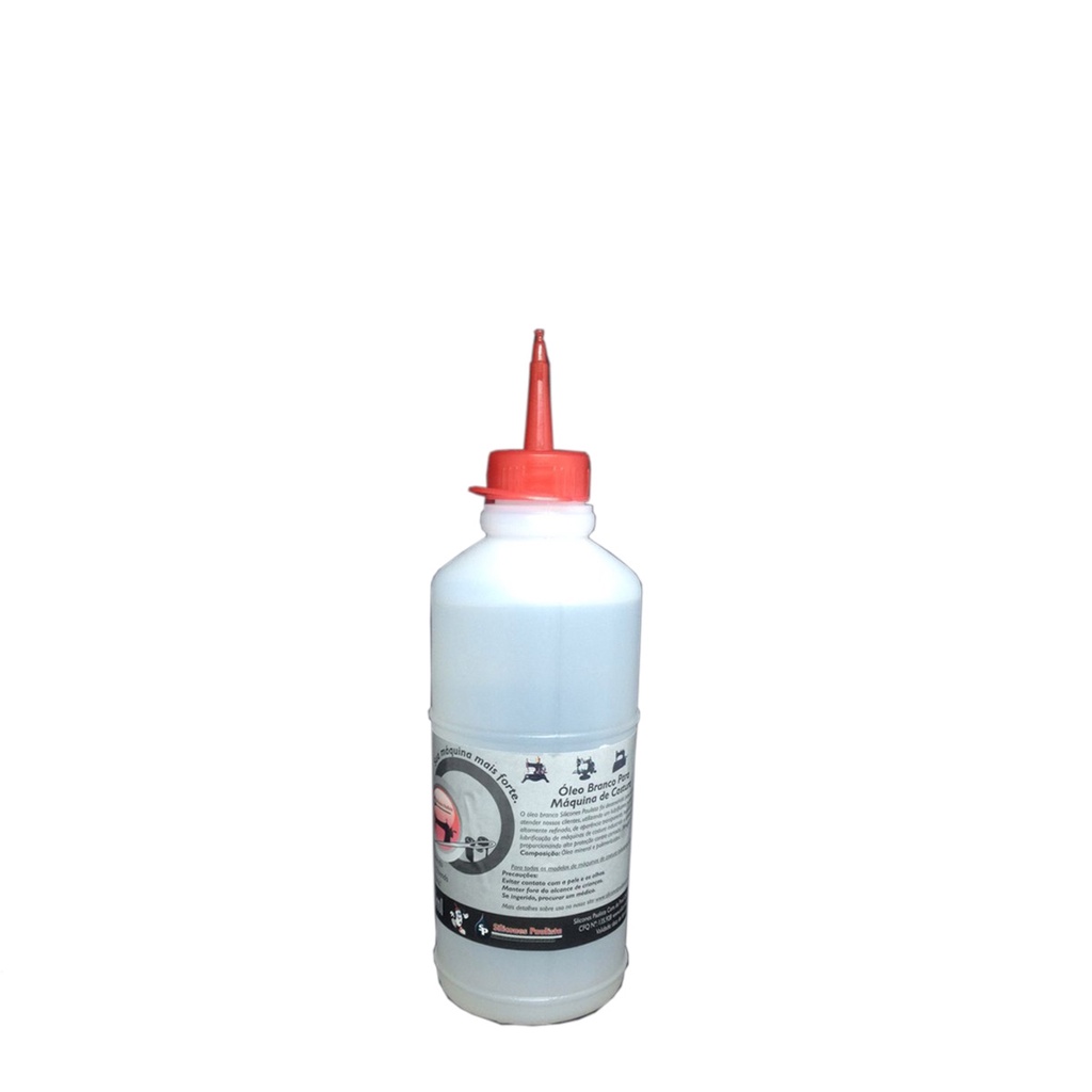 Óleo Branco para Máquinas de Costura 0,5 Lt