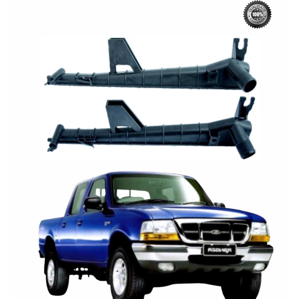 Caixa Inferior do radiador Ford Ranger 2.5 Gasolina 1998/1999/2000/2001
