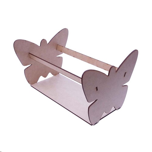 Kit -  6 Suporte Expositor Porta Tiara Modelo elo Borboleta Em MDF 3mm Lembrancinha Decoração - Amoratto