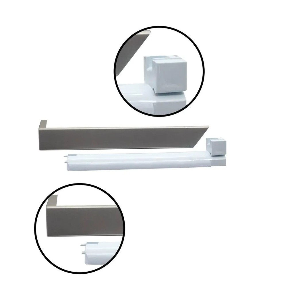 Puxador compativél Branco Refrigerador  Ingenius 710 -700 -465