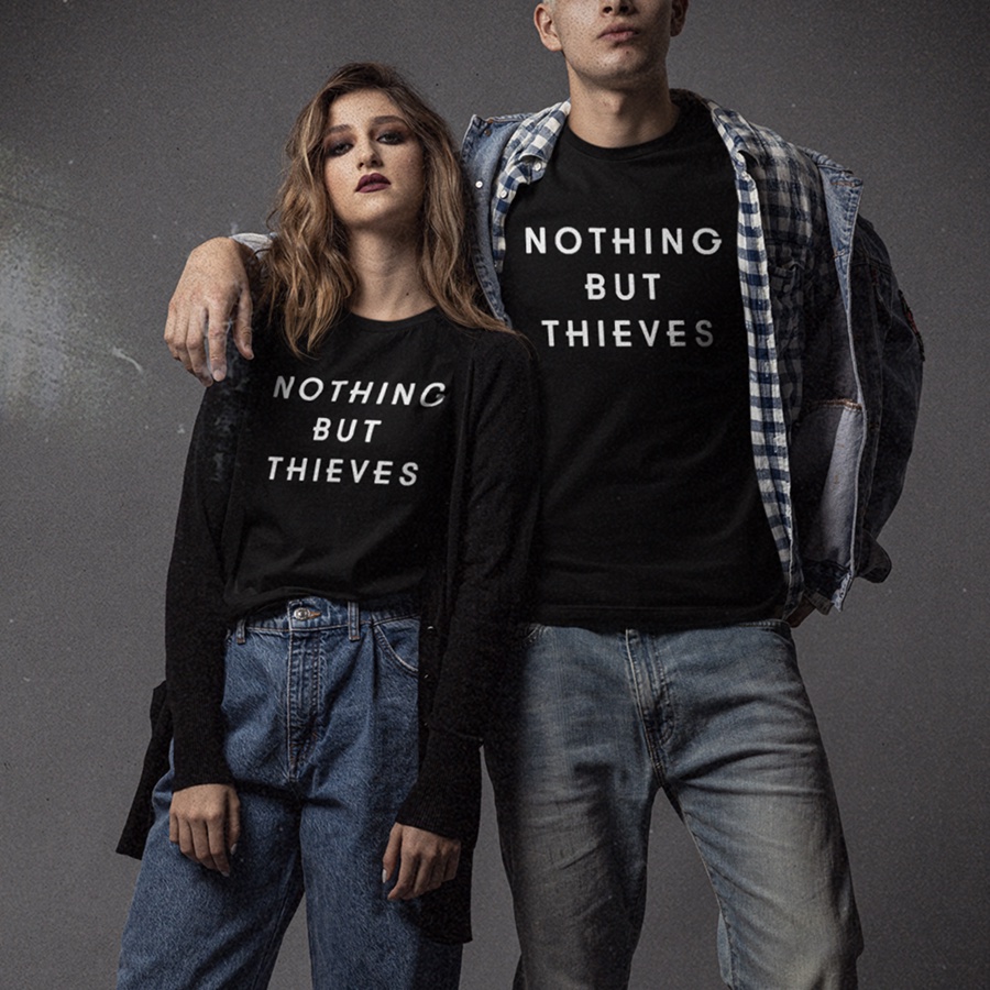 Nothing But Thieves Camiseta Unissex E Baby Look 100% Algodão