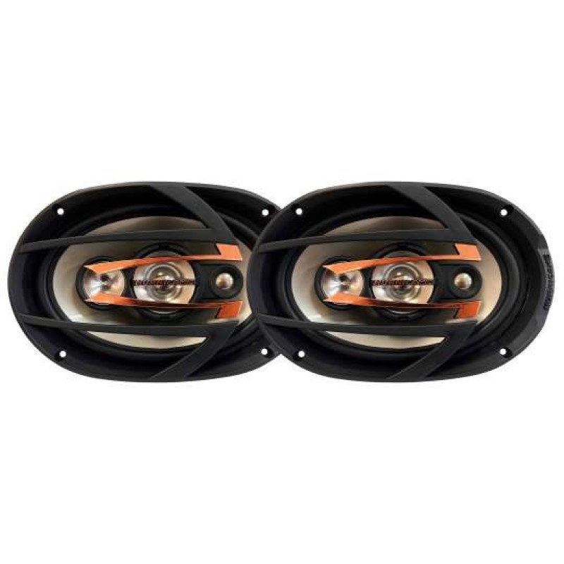 Par Alto Falante 6x9 300w Rms Qr69 4 Ohms Hurricane Quadriaxial