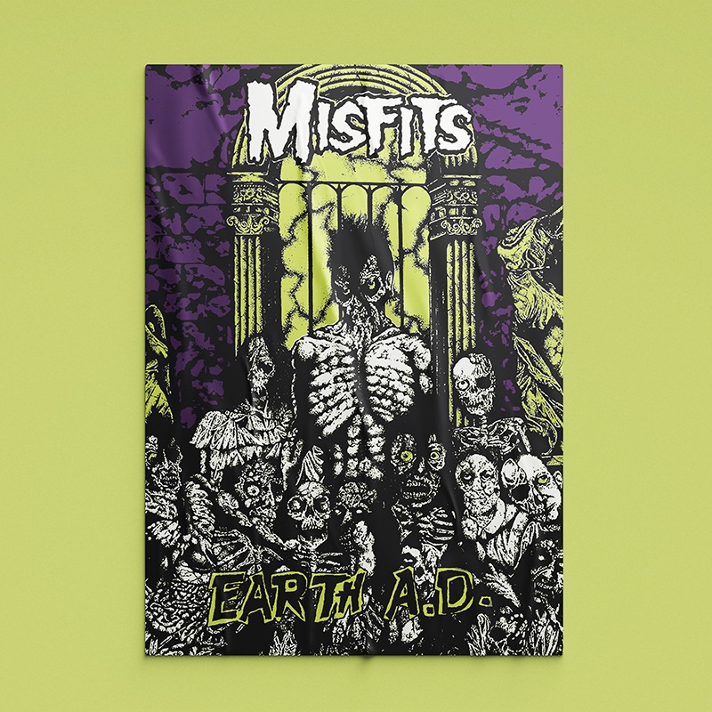 Poster Misfits - Earth A.D. / Tamanho A3 | Shopee Brasil