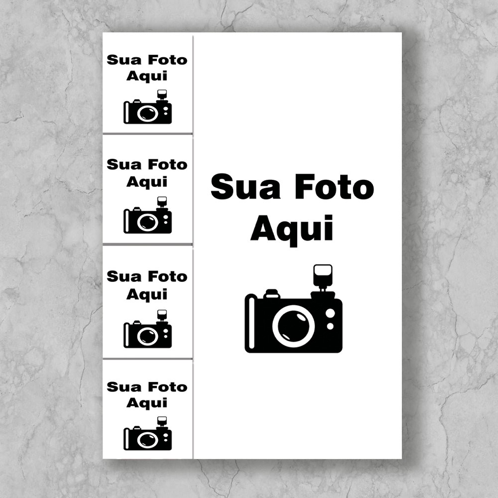 Quadro Placa decorativo personalizado (sua foto), foto pessoal, 4 partes, cozinha, sala, quarto, presente namorado em Oferta na Shopee
