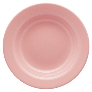 Kit 4 Pratos Fundos Biona Rosa Oxford® Cerâmica 22cm