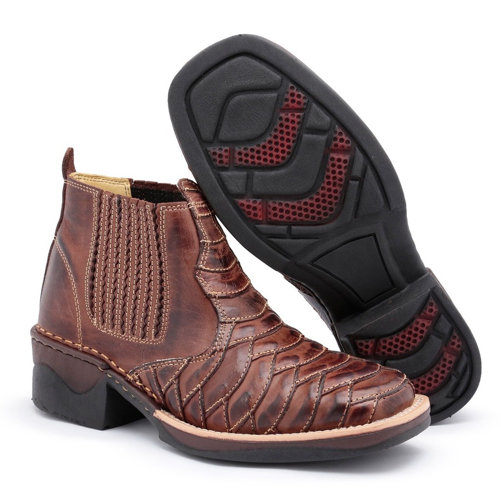 bota de peão masculina