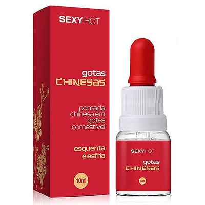 Gotas Comestíveis que Esquentam e Esfriam - Sexy Hot Gotas Chinesas - 10 ml em Oferta na Shopee