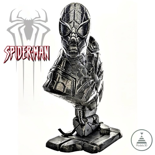 Action Figures - Busto Homem Aranha  - Colecionável Spider Man Marvel - Sem Volta Para Casa - Vingadores e HQ's Estátua Decoração Disney Super Herói
