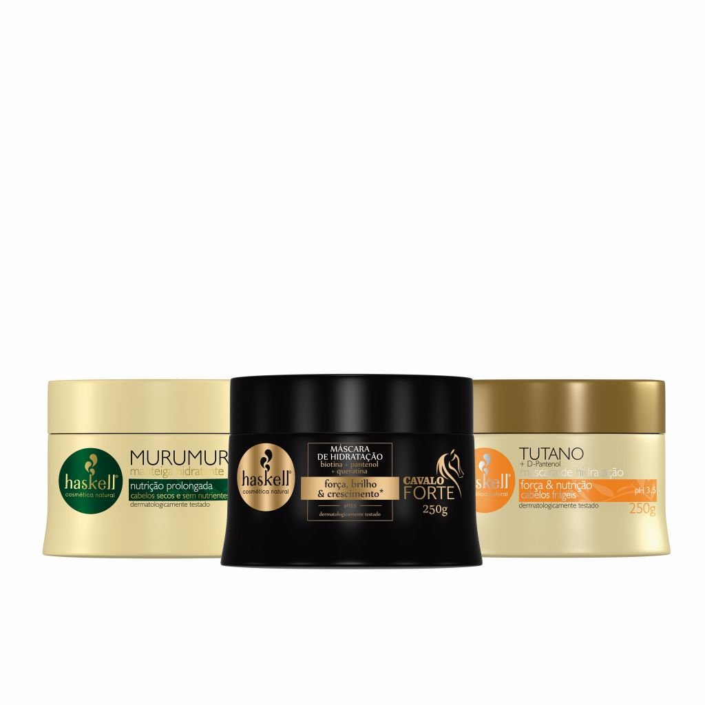 Kit Haskell Cronograma Capilar Para Cabelos Frágeis