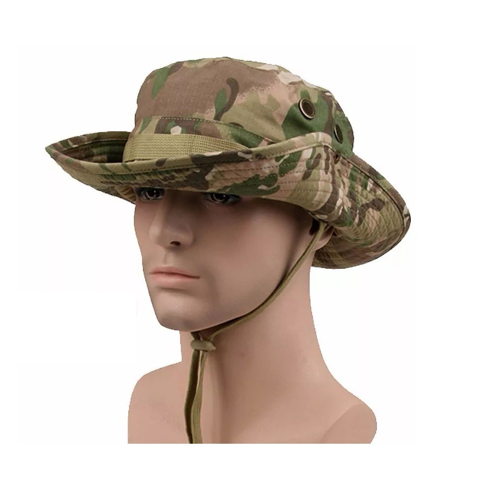 Boonie Hat Chapéu Selva Multicam Chapeu Australiano