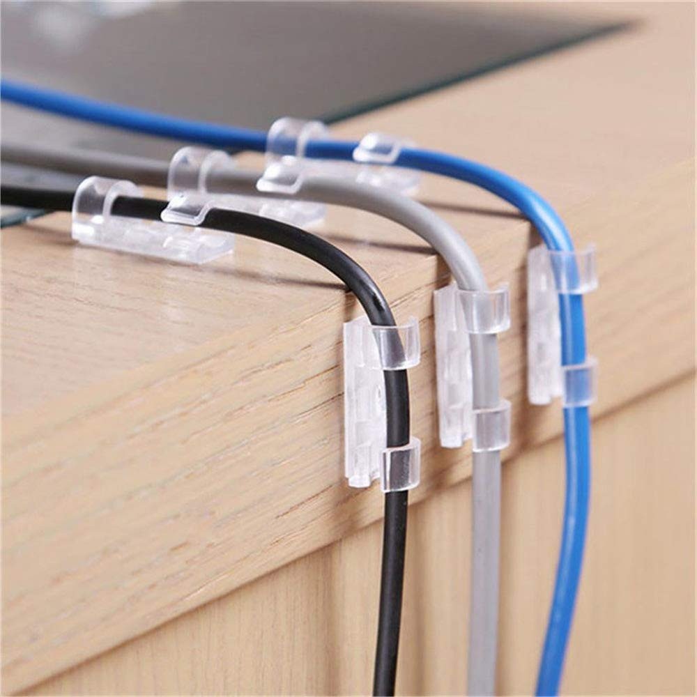 Kit com 20 pcs Organizador De Fios E Cabos tamanho 6mm | Shopee Brasil