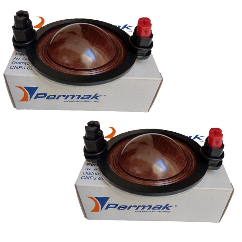 Kit 2 Reparo D250x Paralelo Permak D250-x 8 Ohms Fenólico Para Reposição Para Driver Corneta D 250x