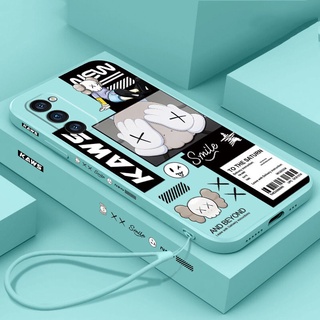 Caixa Samsung Galaxy A03 A03S A04S A04S A04E A13 A14 A23 A53 A73 Marca Da Moda Kaws Capa Macia À Prova De Choque TPU