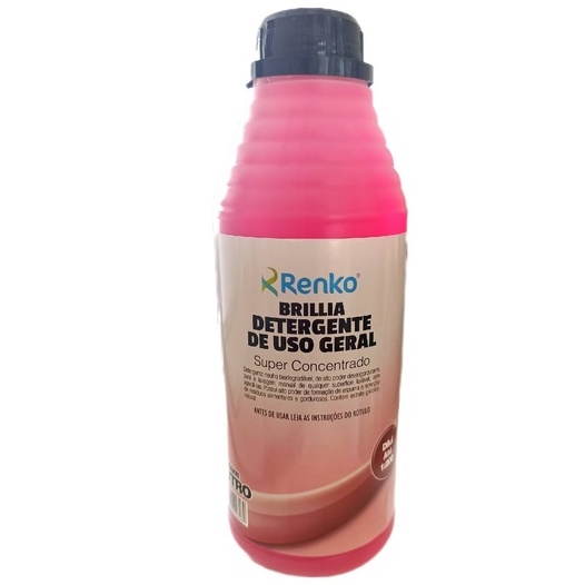 Detergente Super concentrado Brillia Renko 1 litro faz até 200 litros