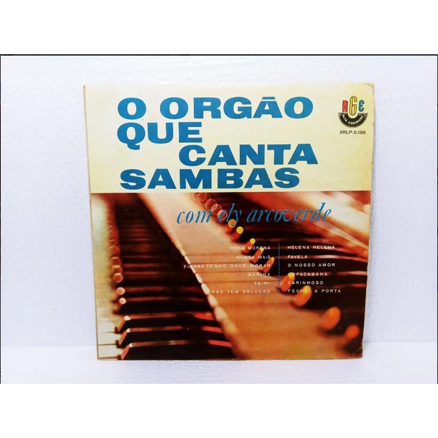 Lp Vinil Ely Arcoverde O Orgão Que Canta Sambas