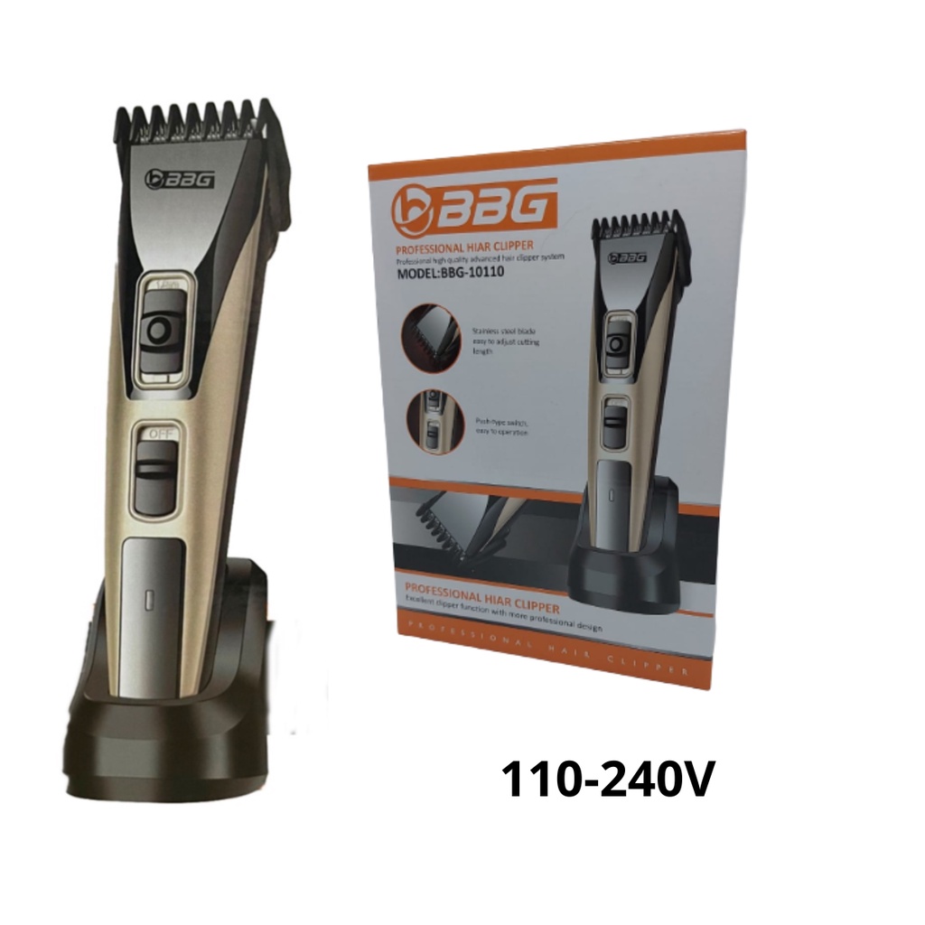 Maquina de Cortar Cabelo e Barba Profissional BBG 3W