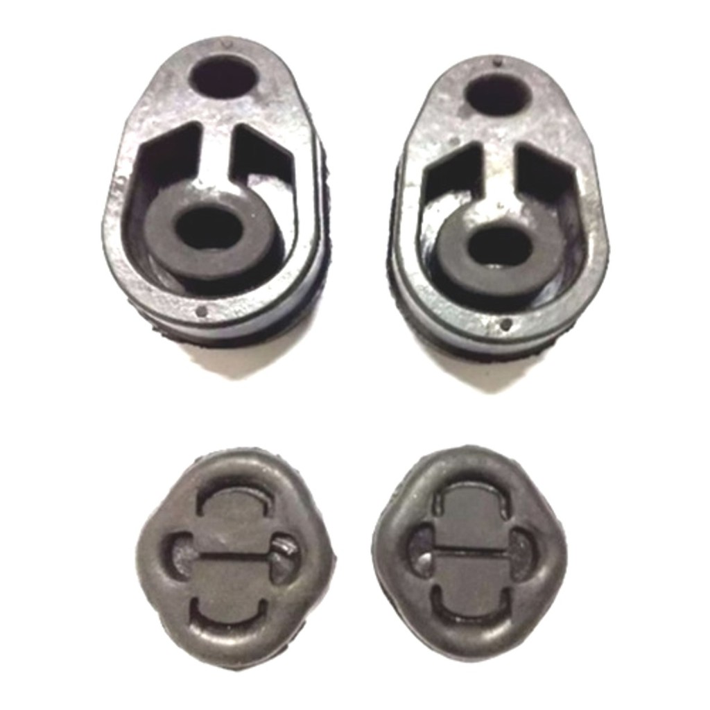 Kit Borracha / Coxim Escapamento Vw Apollo 92.. - Ford Escort e verona 1992 - Escort Hobby todos  - 4 Peças.