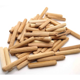 Cavilha Madeira Estriada 06 mm - 100 pcs | Shopee Brasil