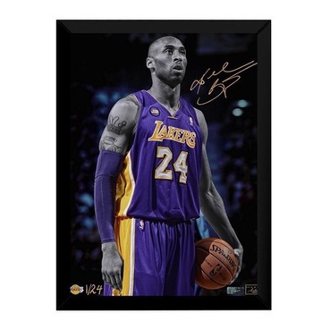 Quadro Kobe Bryant Lenda Basquete Poster Moldurado Esporte
