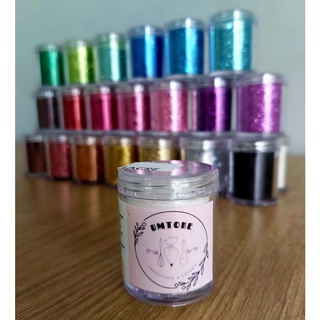 6 POTES de GLITTER Comestível 8g cada - Escolha suas cores