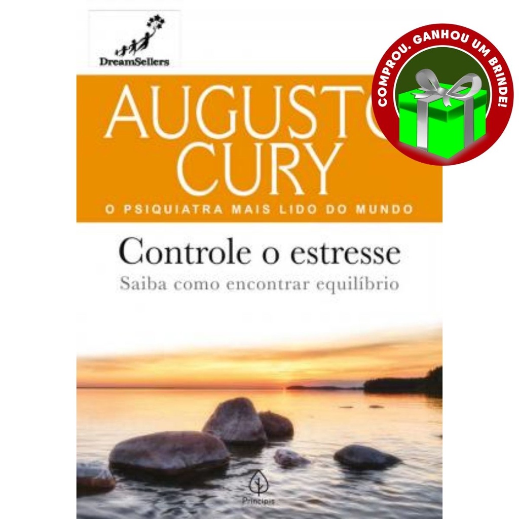 Livro Controle o Estresse | Augusto Cury | Ciranda Cultural | Inteligência Emocional Auto Ajuda