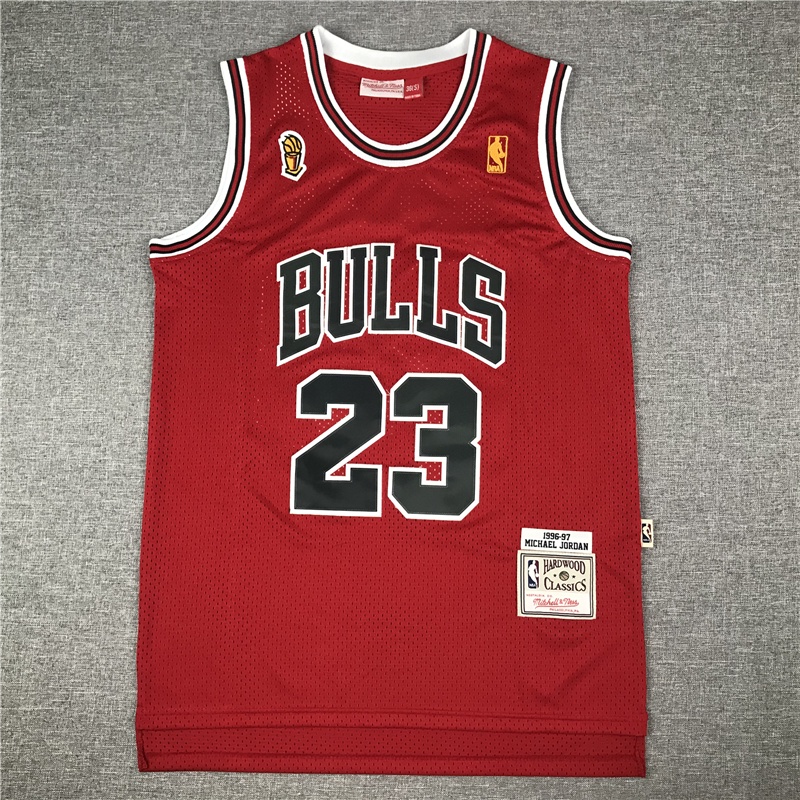 nba Chicago Bulls No. 23 red 96-97 basketball sports jersey