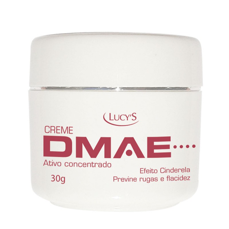 Antirrugas Creme DMAE com Ativo Concentrado Efeito Cinderela Previne Rugas e Flacidez - 30g. em Oferta na Shopee