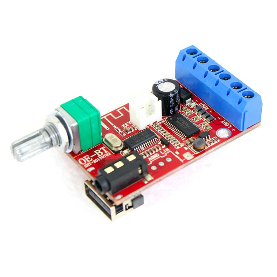 Placa Amplificador Estéreo Bluetooth 30w+30w Total 60W RMS OEP30Wx2