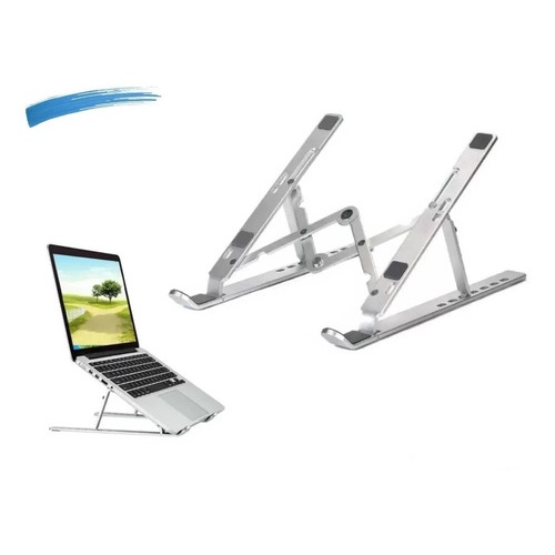 Suporte De Apoio Notebook Laptop Compacto Articulado Prata