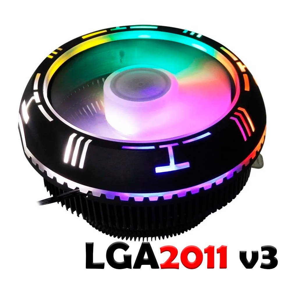 Cooler Cpu X99 X79 Intel Xeon LGA 2011 LED Rgb + Suporte + Parafusos