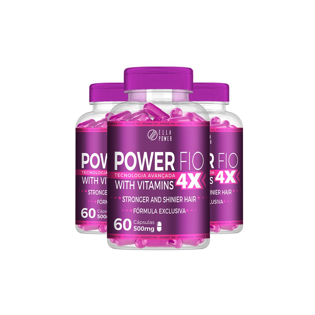 POWER FIO-SUPLEMENTO CAPILAR-90 DIAS DE TRATAMENTO