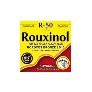 Encordoamento Cordas de Aço para Violão Rouxinol R50 em Oferta na Shopee