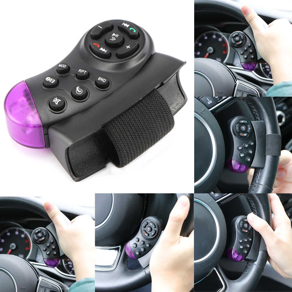 Controle de volante universal automotivo DVD MP3 multimídia / Atende ...