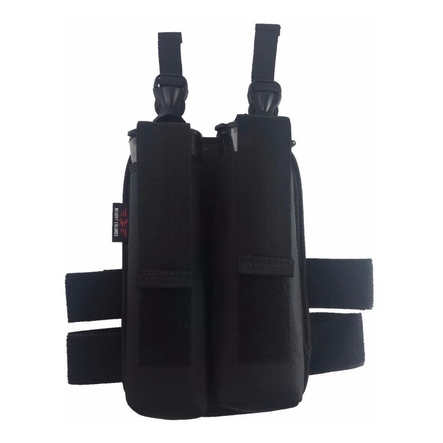 Porta Pods (tubes) Coxa Para 140 Bolinhas Paintball Pro Desert Coldres .