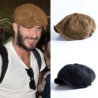 Chapéu Masculino Britânico Primavera E Outono Algodão Selvagem Retrô Newsboy Octogonal Versão Coreana Masculina Da Maré Pico De Pintor Boina De Pintora .