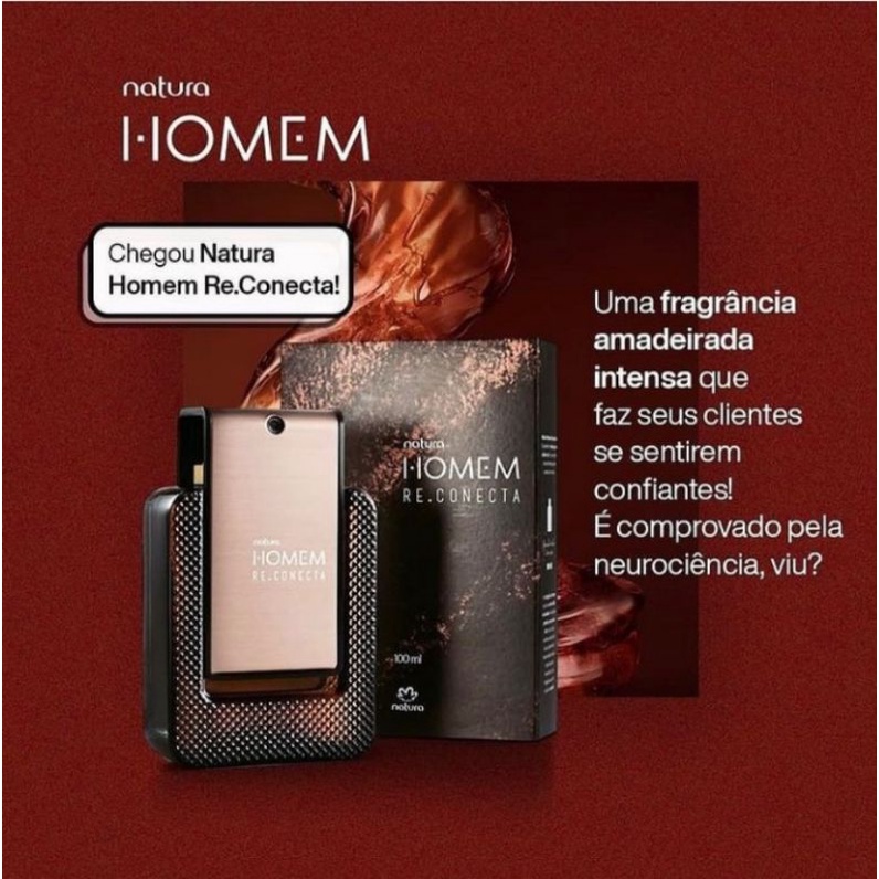 Perfume  Deo Parfum Masculino Natura Homem 100ml | Shopee Brasil