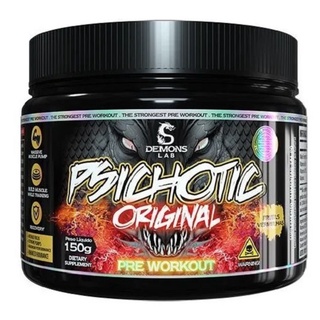 Pré Treino Psichotic Original (150g)30 Doses Demons Lab Usa