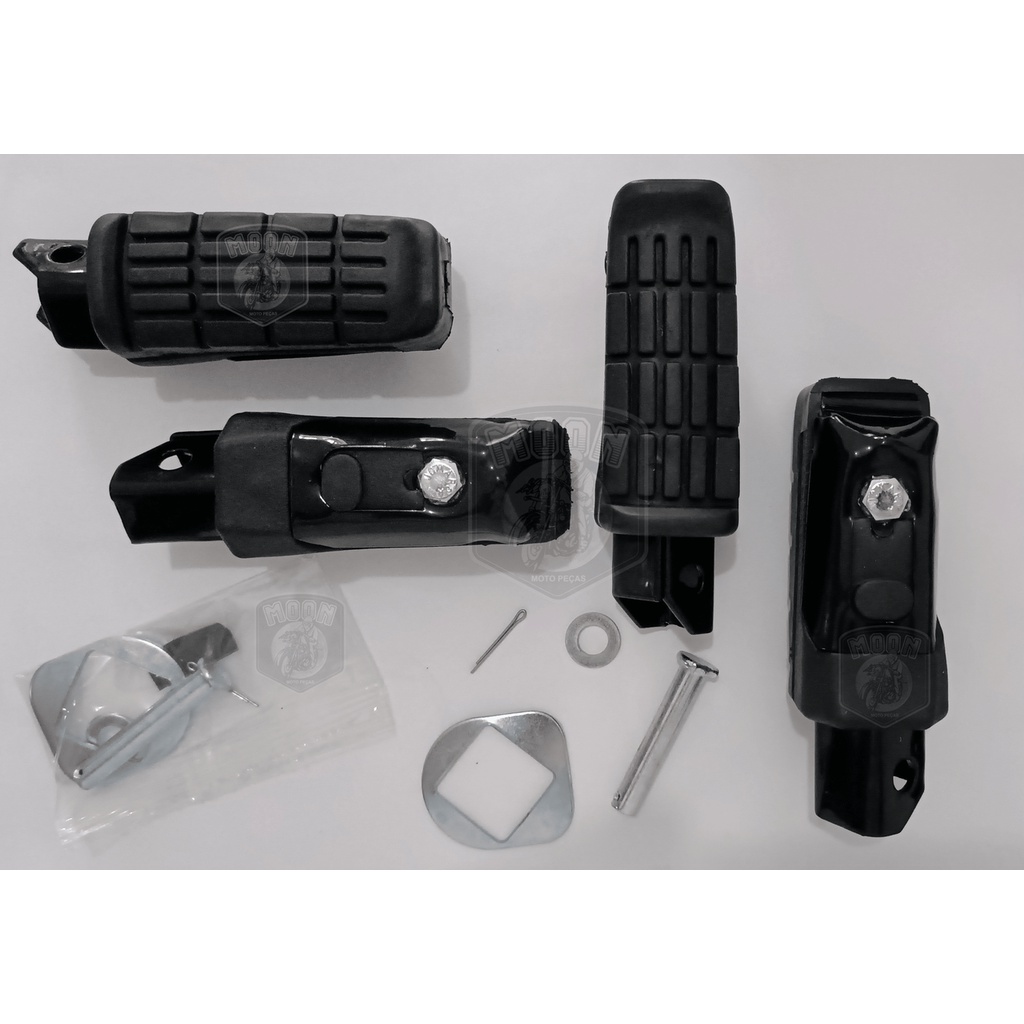 Pe De Apoio Cb 300 Cbx250 Twister Traseiro e Dianteiro Conj. 4 Peças em Oferta na Shopee