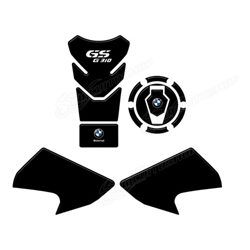 Protetor M1 Tankpad Tanque Bocal + Lateral Moto Bmw G 310 Gs