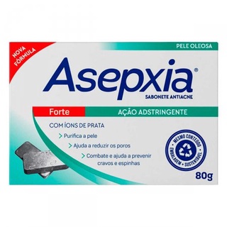 Sabonete em Barra Asepxia Forte Adstringente Pele Oleosa  80g